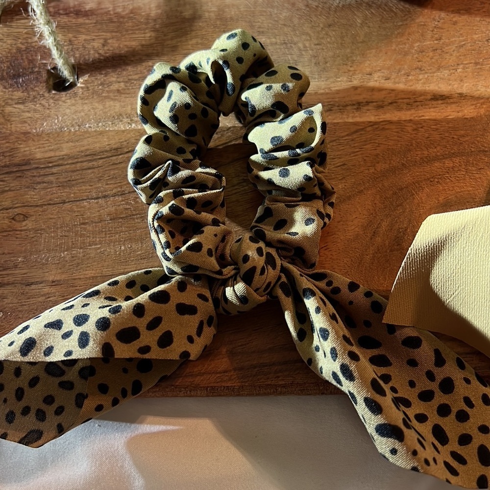5pcs Pattern Scarf Hair Tie - Picture 5 of 6